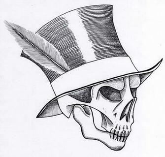 Skull With Hat Butcher Baby Deviantart Art