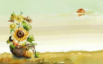 Autumn Fairyland Wallpaper For Inch Widescreen Lcd Monitor