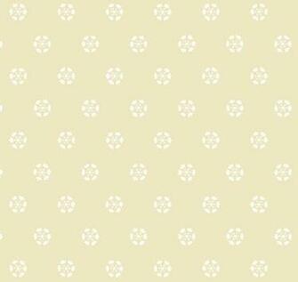 Georgian Button Wallpaper Soft Yellow With Small Medallions