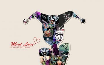 Wallpaper Love Joker Harley Quinn Dc Comics