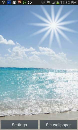 Bright Ocean Waves Live Wallpaper Android