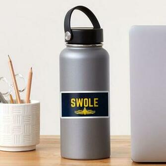 Swole Star Background With Swo Pin Sticker By Jopatime