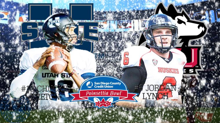 Union Poinsettia Bowl Utah State Aggies Vs Northern Illinois Huskies