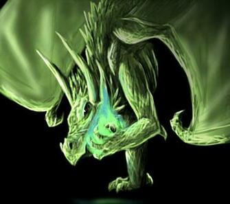 Green Dragon Wallpaper