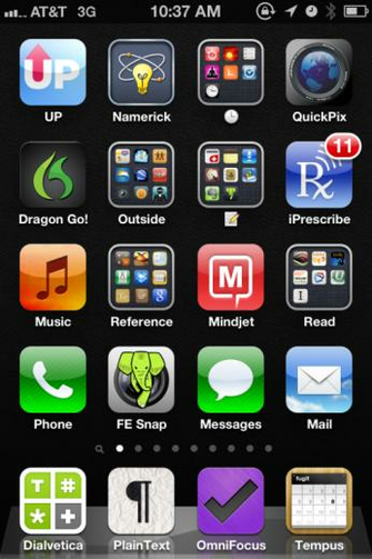Apps By Glancing At Friends iPhones Home Screens Here S Mine