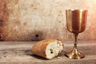 Bread And Wine Are Usually Offered During Communion Or Eucharist On