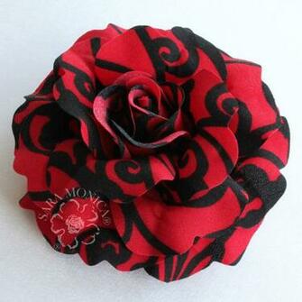 Cocoa Rose Turquoise Satin Snow Roses Silver