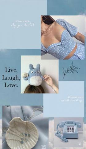 Wallpaper Aesthetic Blue In