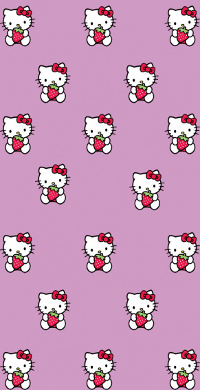 Cute Hello Kitty Wallpaper Ideas Soft Purple Background