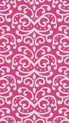 iPhone Wallpaper Orange 5s Damasks Pattern