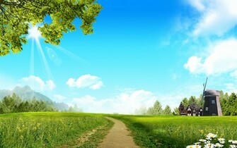Beautiful Village Wallpaper HD