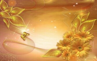 Gold Background Wallpaper HD