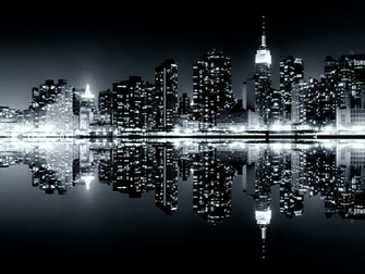 Wallpaper HD Naturfotografie New York Skyline Nacht