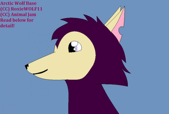Animal Jam Arctic Wolf Base By Roxiewolf11