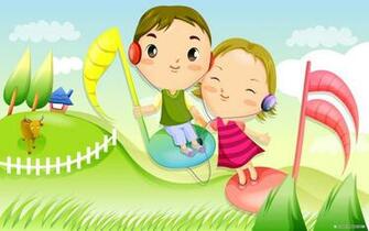 Wallpaper Cartoon Valentine S Day Couple