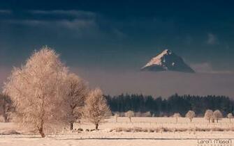 Ice Volcano HD Wallpaper