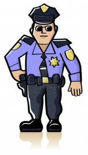Police Officer Wallpaper Standing And Resting