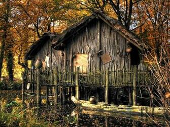 Wallpaper Wood House
