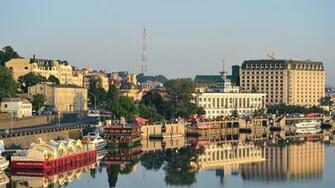 Desktop Wallpaper Dnepr Ukrainian Ukraine River Photos