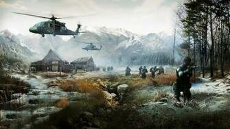 Military Stealth Fighting Four Action War Wallpaper Background