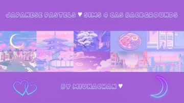 Sims Nintendo Artsy Stuff Japanese Pastels 10x Cas