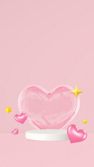 Pink Hearts Cool iPhone Wallpaper