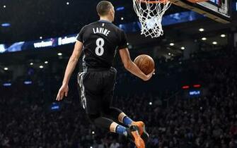 Wallpaper Zach Lavine Nba Basketball Stars Dunk