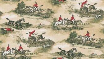 Hunting Scenes Lw60 Lewis Wood Wallpaper This