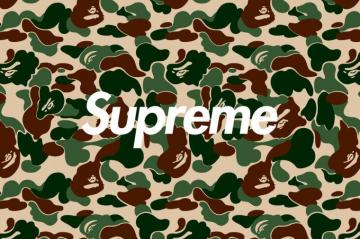 Supreme X Bape Wallpaper Broken Panda