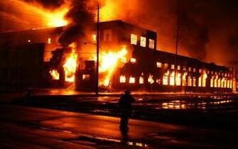 Fire School Firefighter Burning Wallpaper