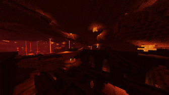 Vanilla Nether With Shaders 8k By Ebran