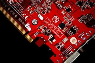 Ati Radeon Closeup Video Card Computer Wallpaper