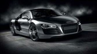 Sport Car Audi R8 Black Wallpaper Screen