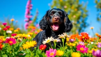 Black Cocker Spaniel Wallpaper