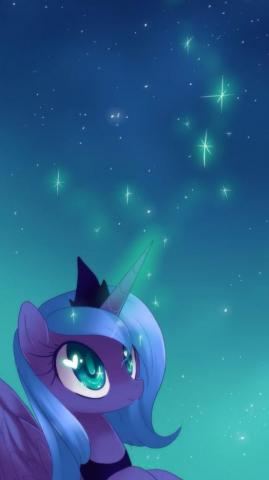 Mlp Princess Luna Wallpaper Heart Eye Uploaded By Sunset