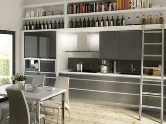 Very First We Will Go To The Kitchen With Authentic Wallpaper