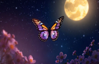 Night Butterfly Wallpaper