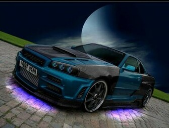 Nissan Skyline R34 Drift Wallpaper
