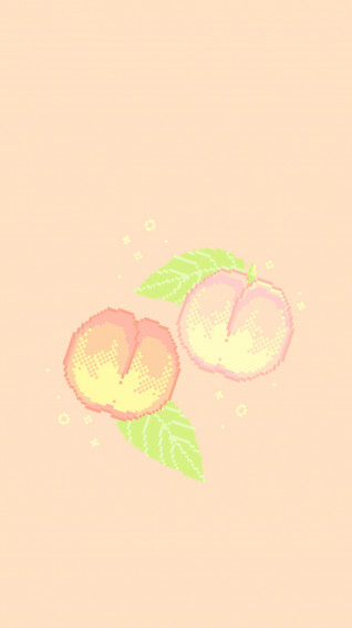 Peach Aesthetic Background Wallpaper