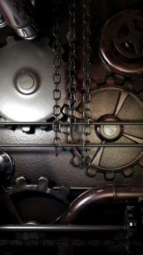 Machine Steampunk iPhone 5s Wallpaper