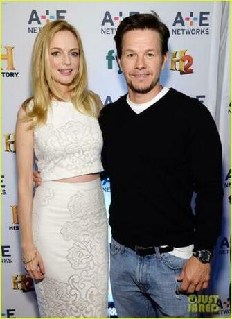 Mark Wahlberg Heather Graham Buddy Up At A E Upfronts