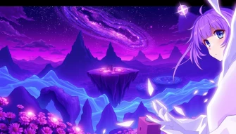Cool Anime Purple Wallpaper