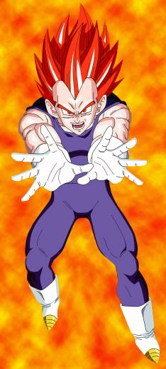 Vegeta Super Saiyan God By Xtunex