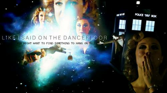 Into The Tardis River Song Alex Kingston Wallpaper