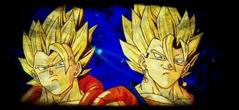 Gogeta And Super Vegito Wallpaper Dragonball Z Movie Characters
