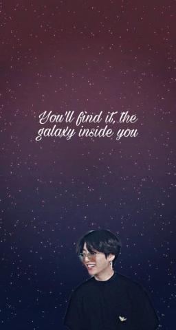 Bts Aesthetic Galaxy Wallpaper Lyrics Quotes Song