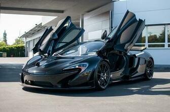 Wallpaper Supercar Black P1