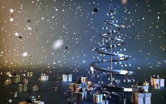 No L Cadeaux De F Te Nouvel An Neige Papier Peint