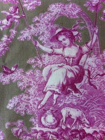 French Toile Purple Haze