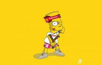 Wallpaper The Simpsons Figure Bart Art Cartoon